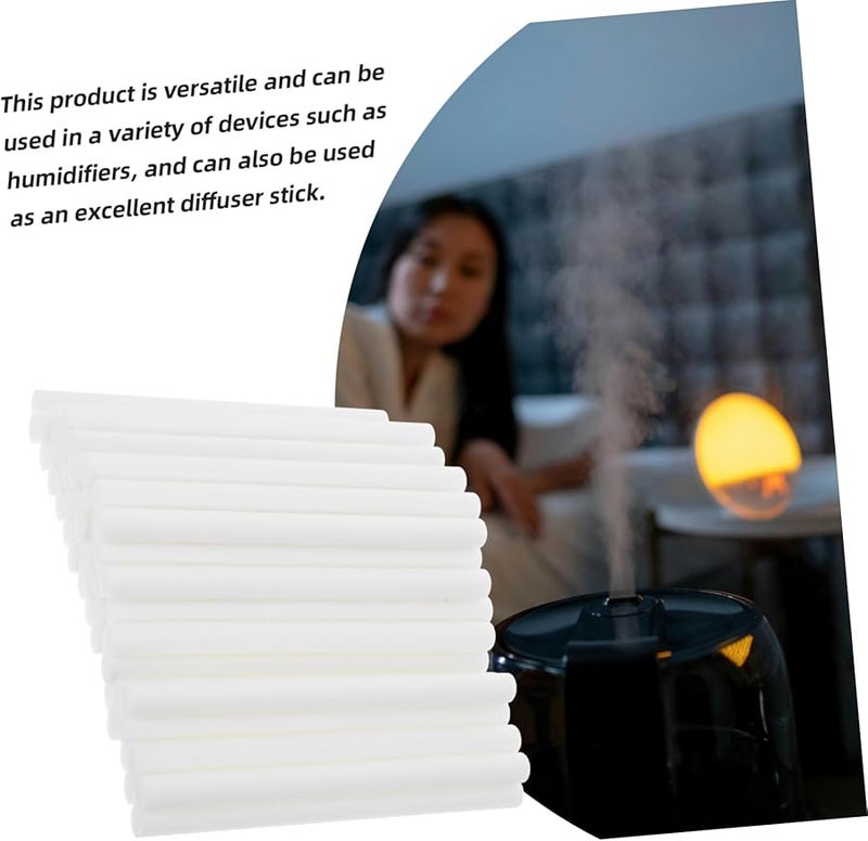 Safigle 50pcs Humidifier Replacement Cotton Filter Refill Sticks For Essential Oil Diffuser - Image 3